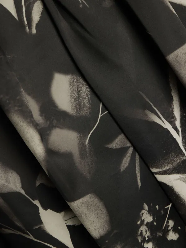 Comme Des Garçons Comme Des Garçons プリント シルクスカート