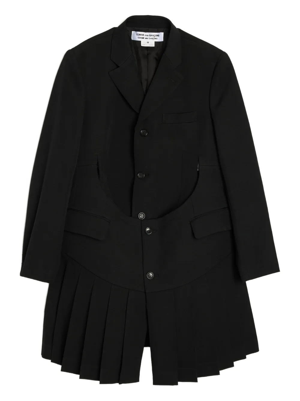 Comme Des Garçons Comme Des Garçons wool blazer Zwart