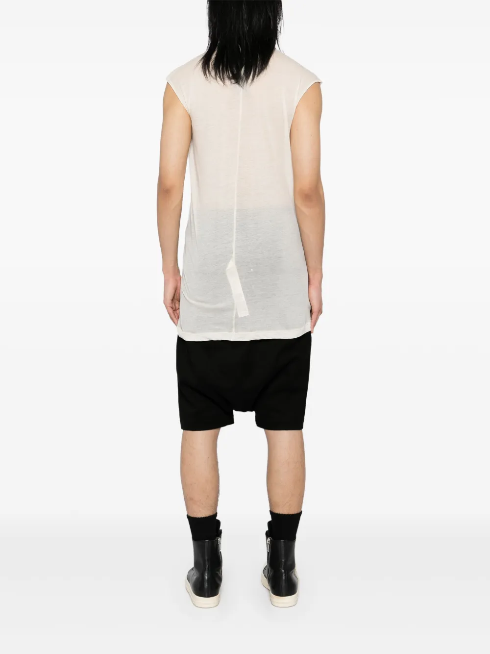 Rick Owens Hemd met V-hals Beige