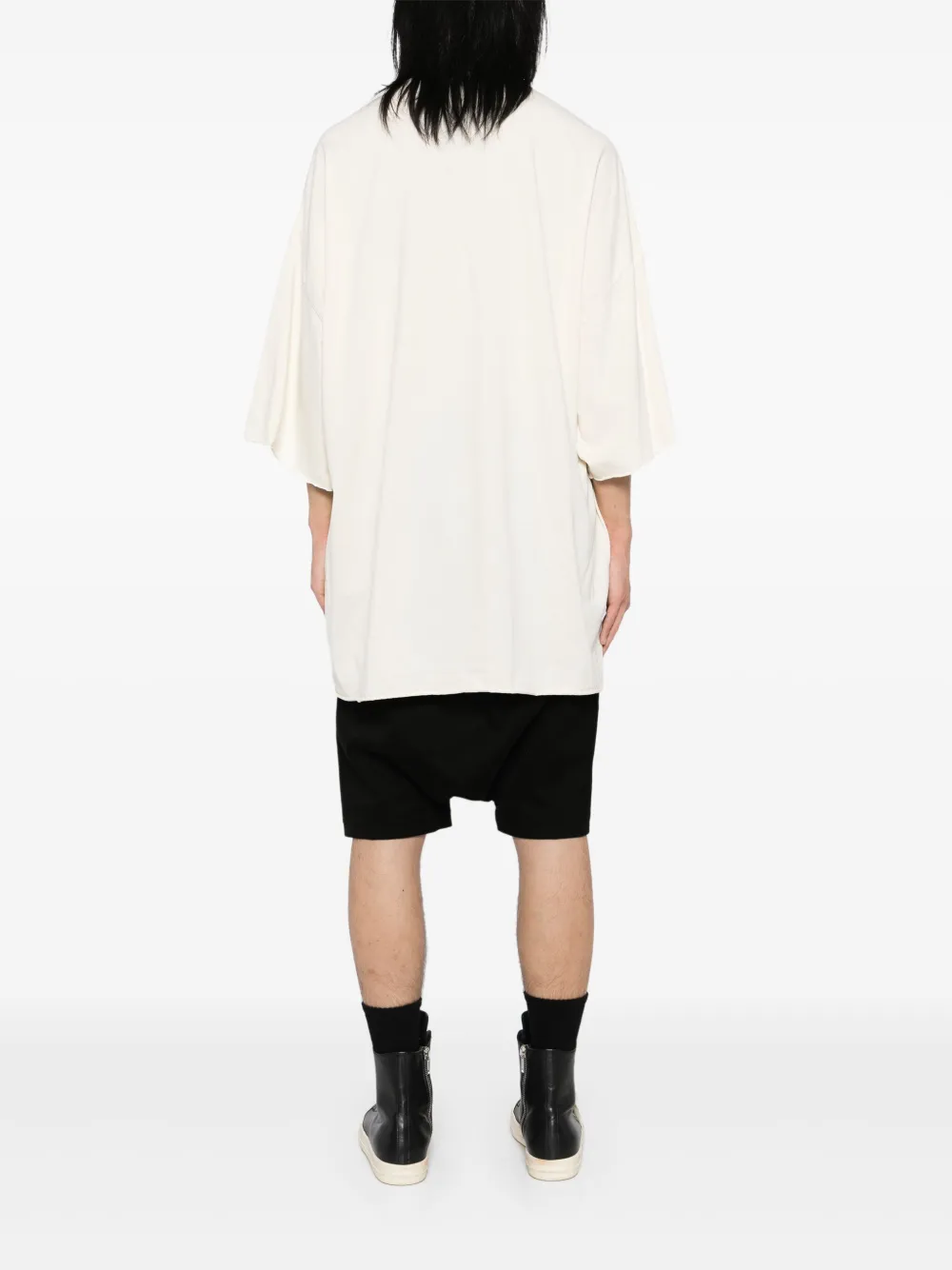 Rick Owens T-shirt met V-hals Beige