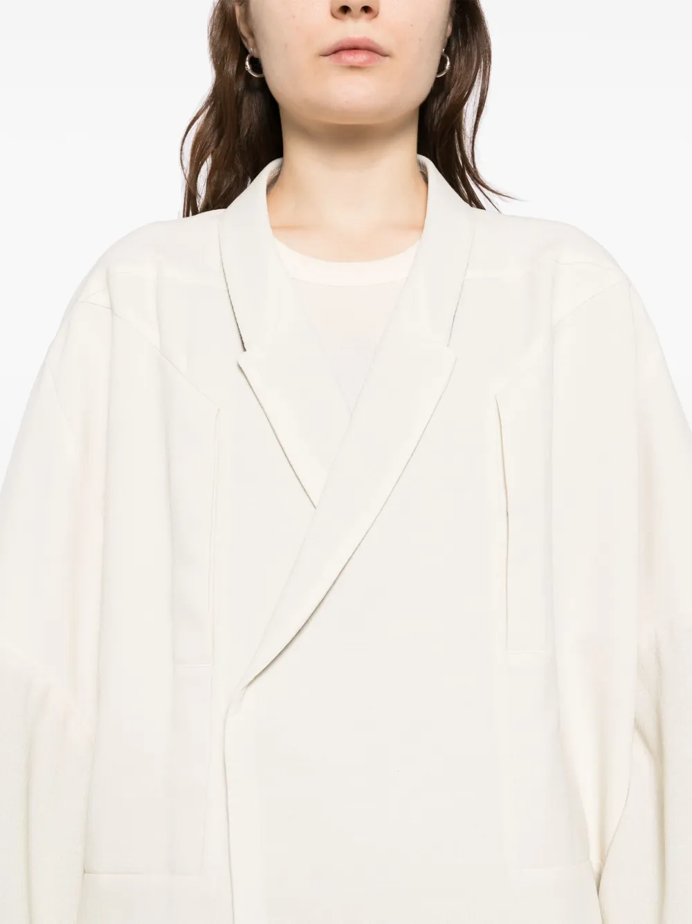 Rick Owens Oversized Arrowhead blazer Beige
