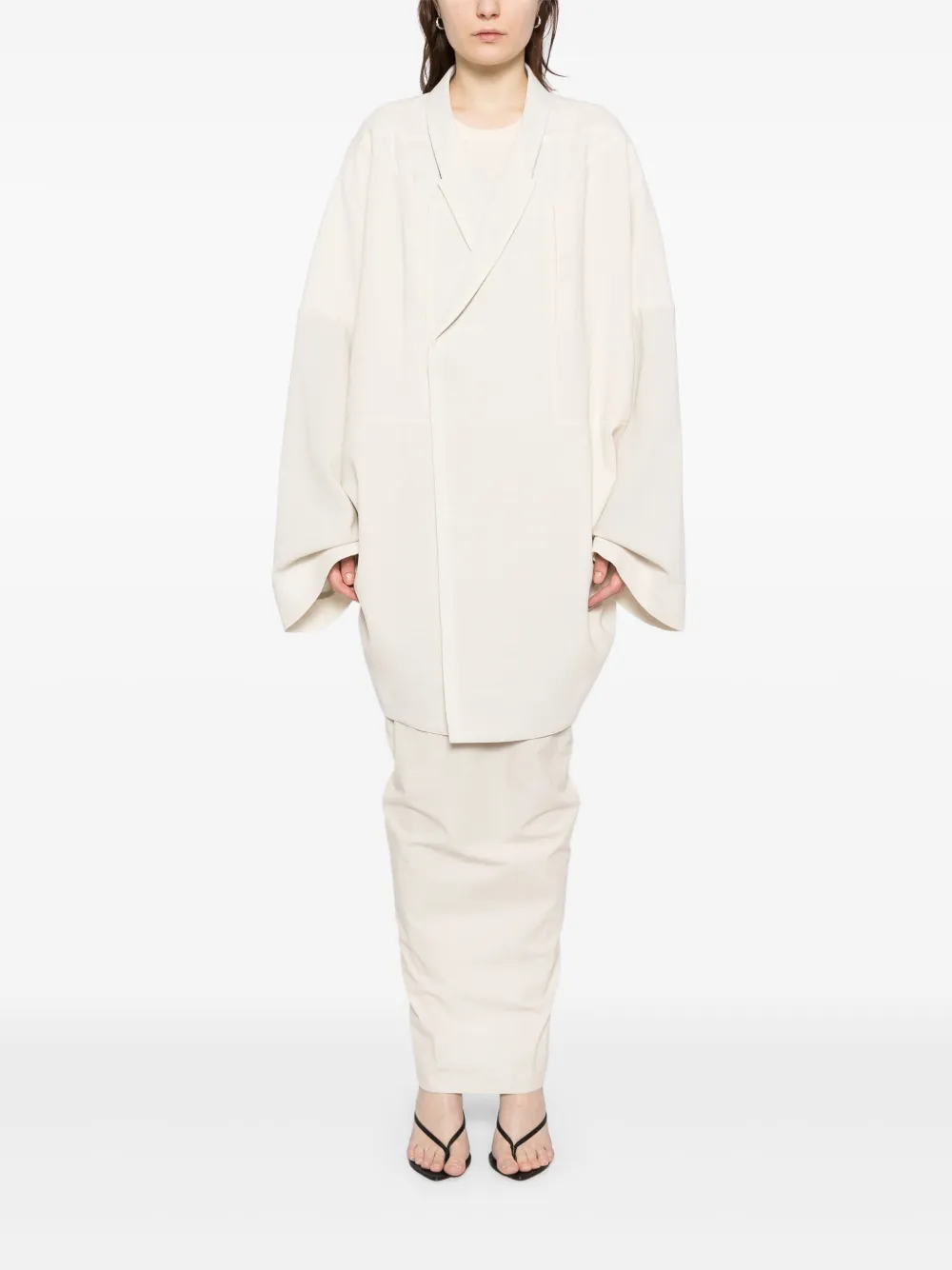 Rick Owens Oversized Arrowhead blazer - Beige