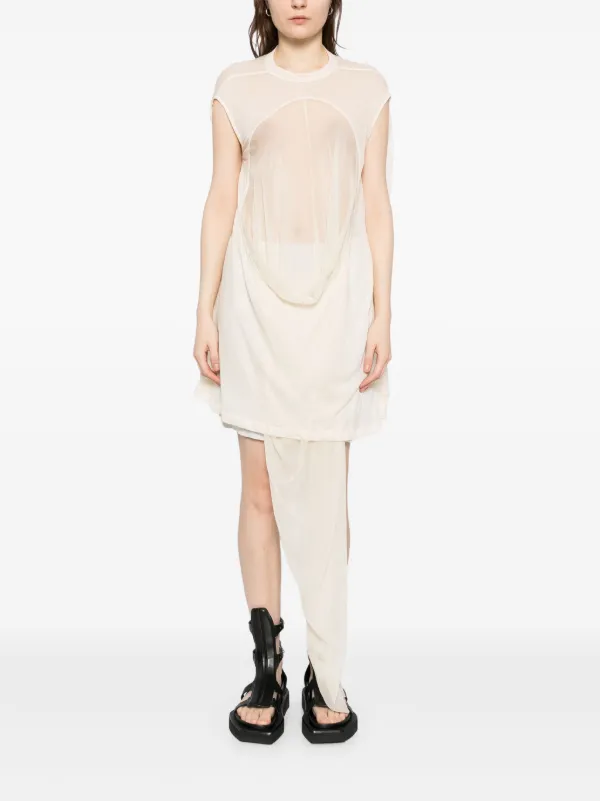 ◆注目アイテム◆【RICK OWENS】Drain コットン Tシャツ Rick Owens Drain Tシャツ | ニュートラル | FARFETCH JP