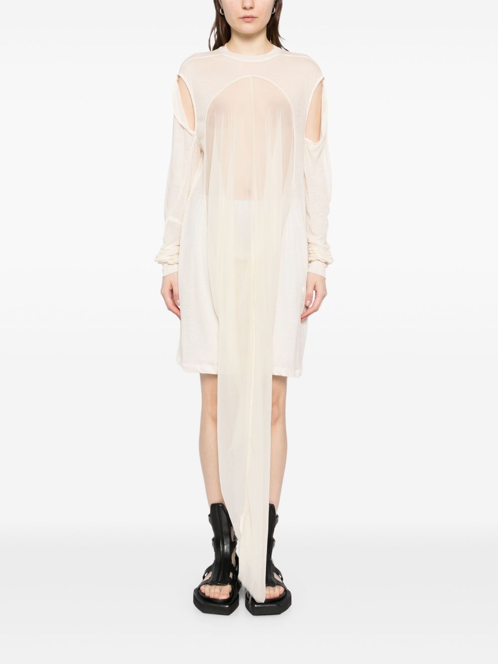 Rick Owens T-shirt met print - Beige