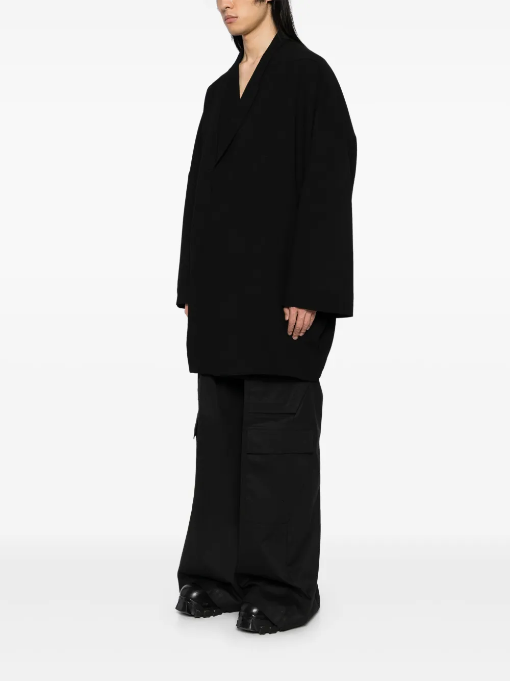 Rick Owens Jack met pijlpunt Zwart