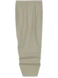 Rick Owens Soft Pillar long skirt - Green