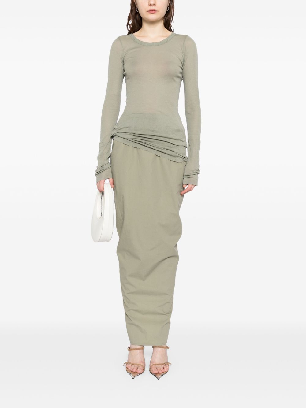 Rick Owens Maxi-rok - Groen