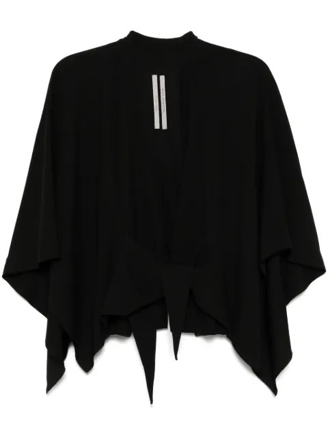 Rick Owens chamarra con forma de media luna