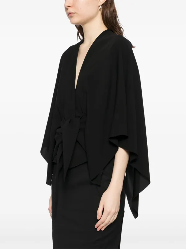 Rick Owensフリル ジャケット Rick Owensフリル ジャケット Rick Owens ハーフムーン ジャケット