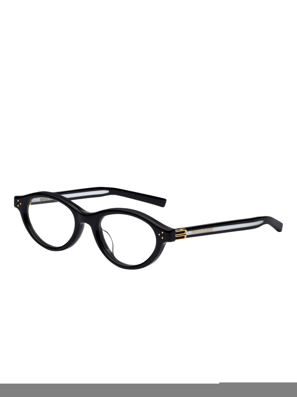 Gentle Monster Lad 01 Light Adaptive bril met ovalen montuur - Zwart