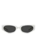 Gentle Monster Devon cat-eye sunglasses - White