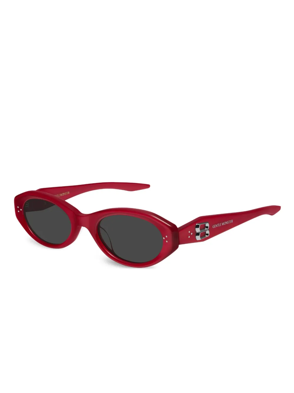 Gentle Monster Zonnebril met geometrisch montuur - Rood