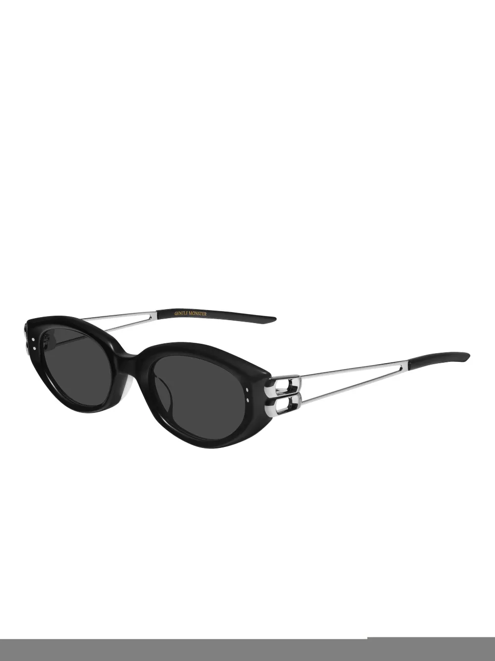 Gentle Monster Kunst Cat-eye Sunglasses In Black