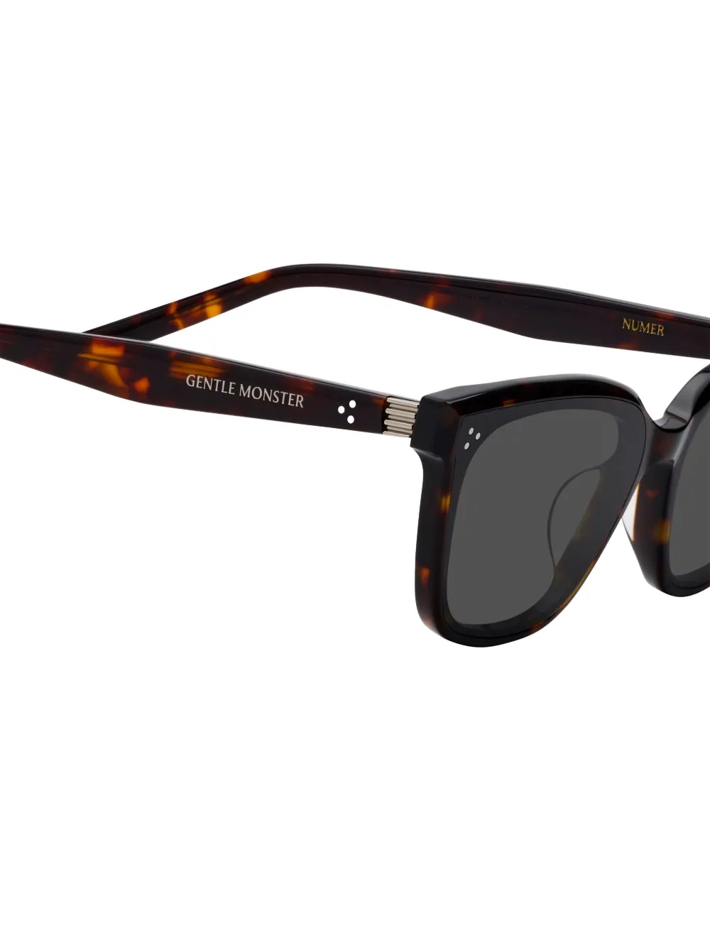 ジェントルモンスター　NUMER Gentle Monster Numer T1 square-frame Sunglasses | Brown | FARFETCH