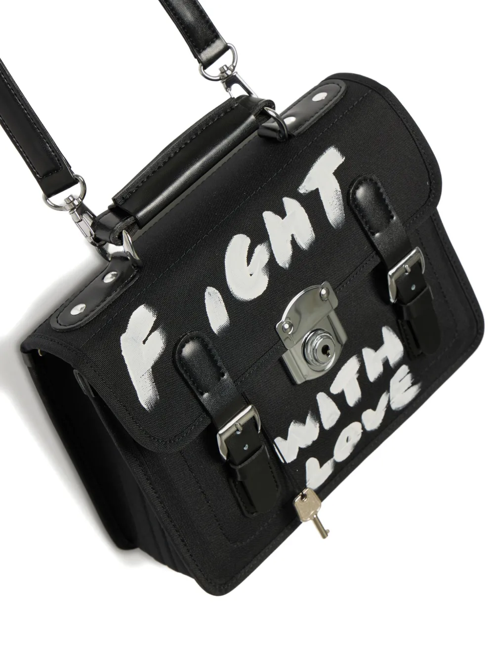 Comme Des Garçons Girl Canvas shopper Zwart