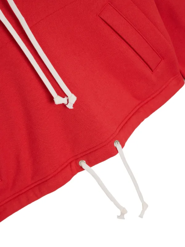 贈り物 Cropped Cotton Girl Garçons Des Comme Hoodie FARFETCH | Red | トップス