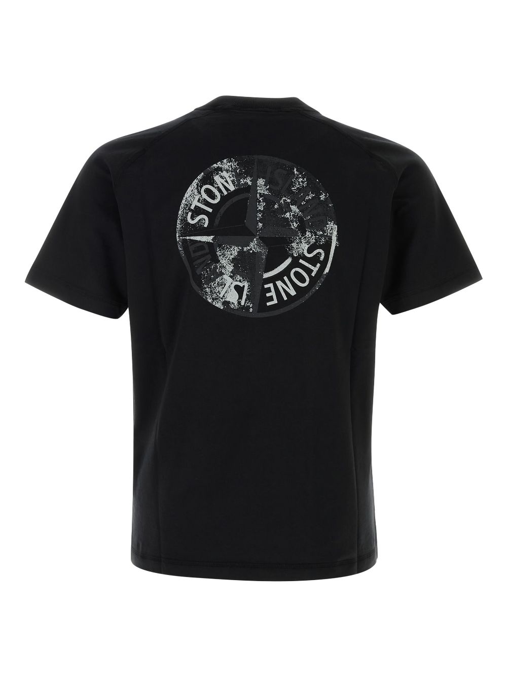 Stone Island logo-print t-shirt - Black