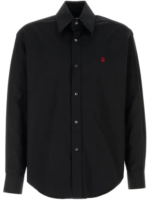 Chemise à logo brodé - Alexander McQueen - Modalova