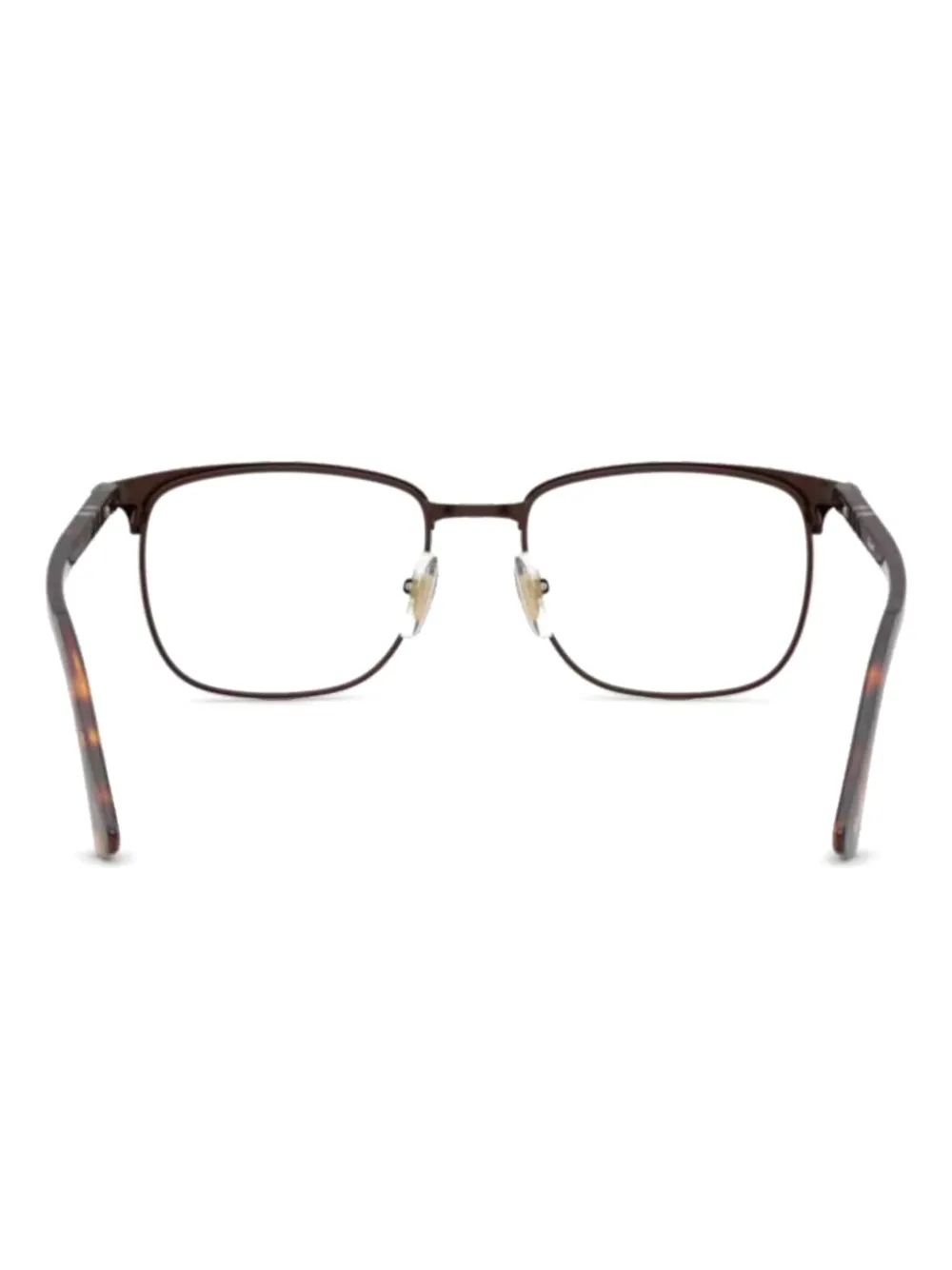 Persol Bril met vierkant montuur Bruin