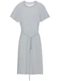LEMAIRE belted t-shirt dress - Grey