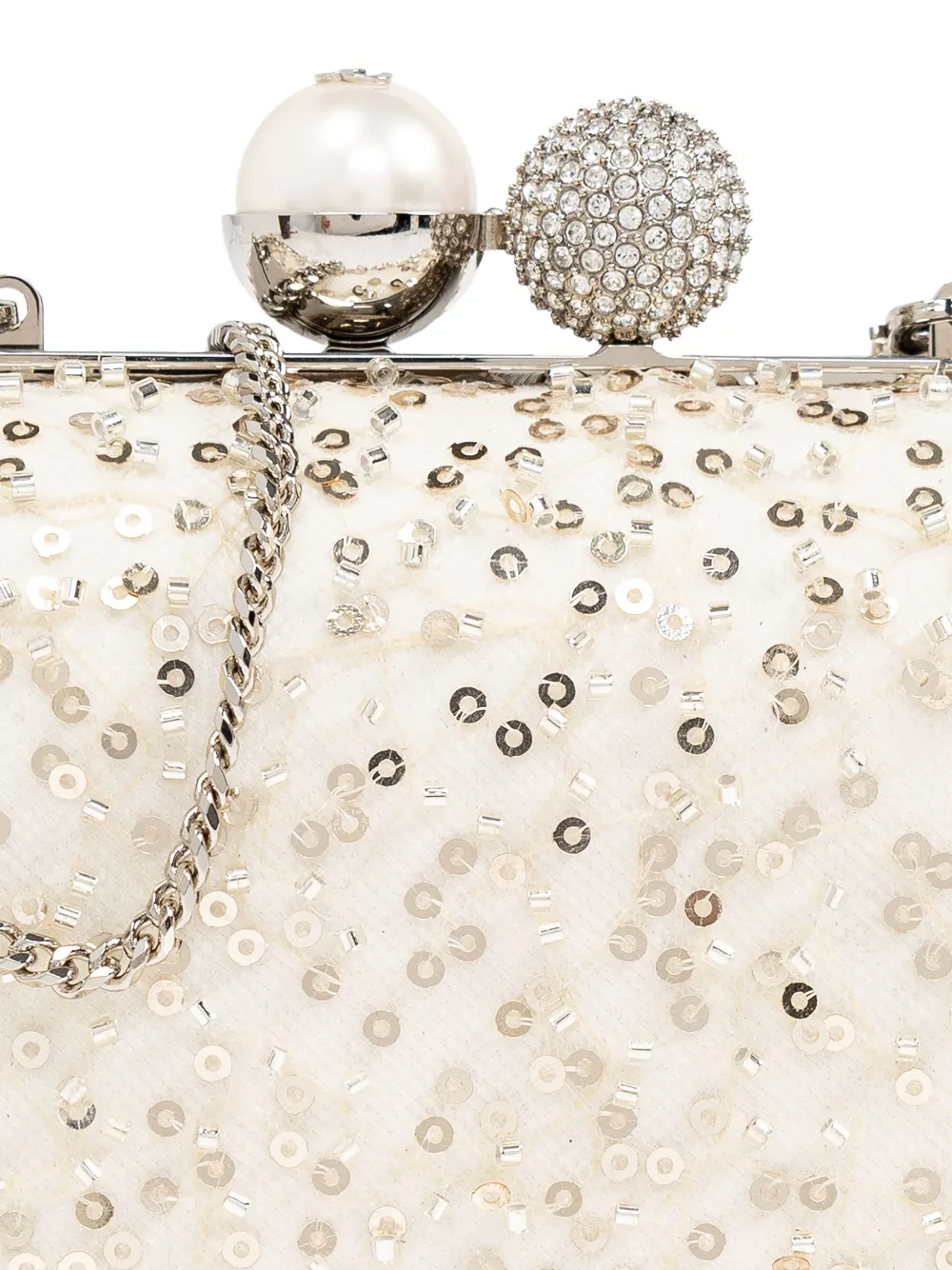 Jimmy Choo Cloud clutch Beige