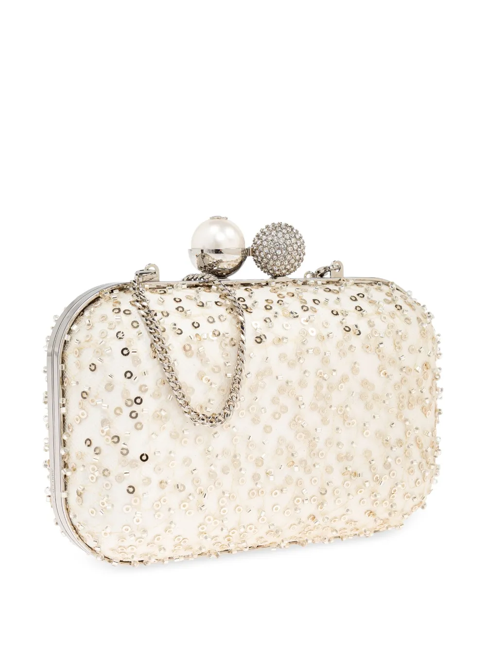 Jimmy Choo Cloud clutch Beige
