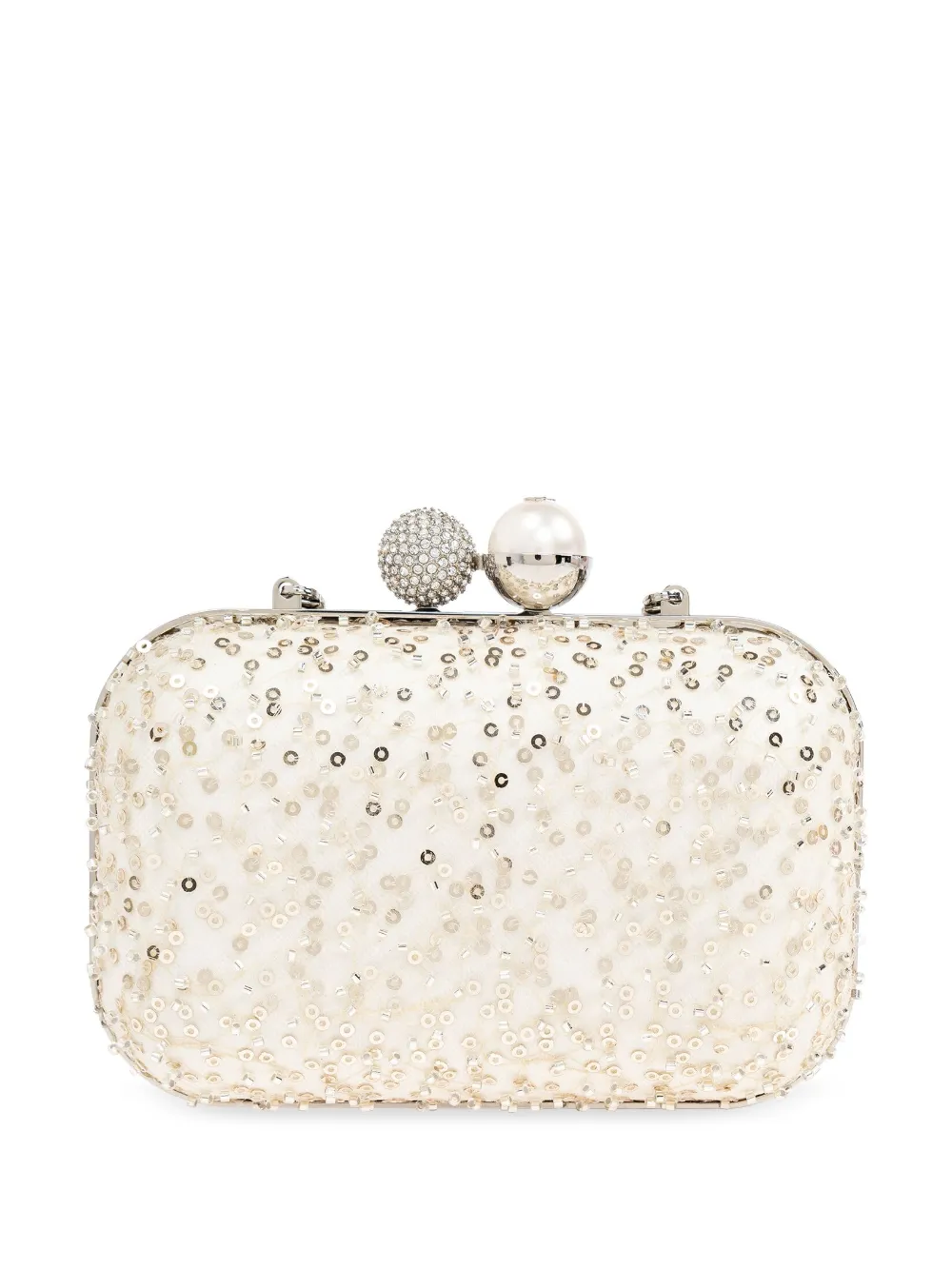 Jimmy Choo Cloud clutch Beige