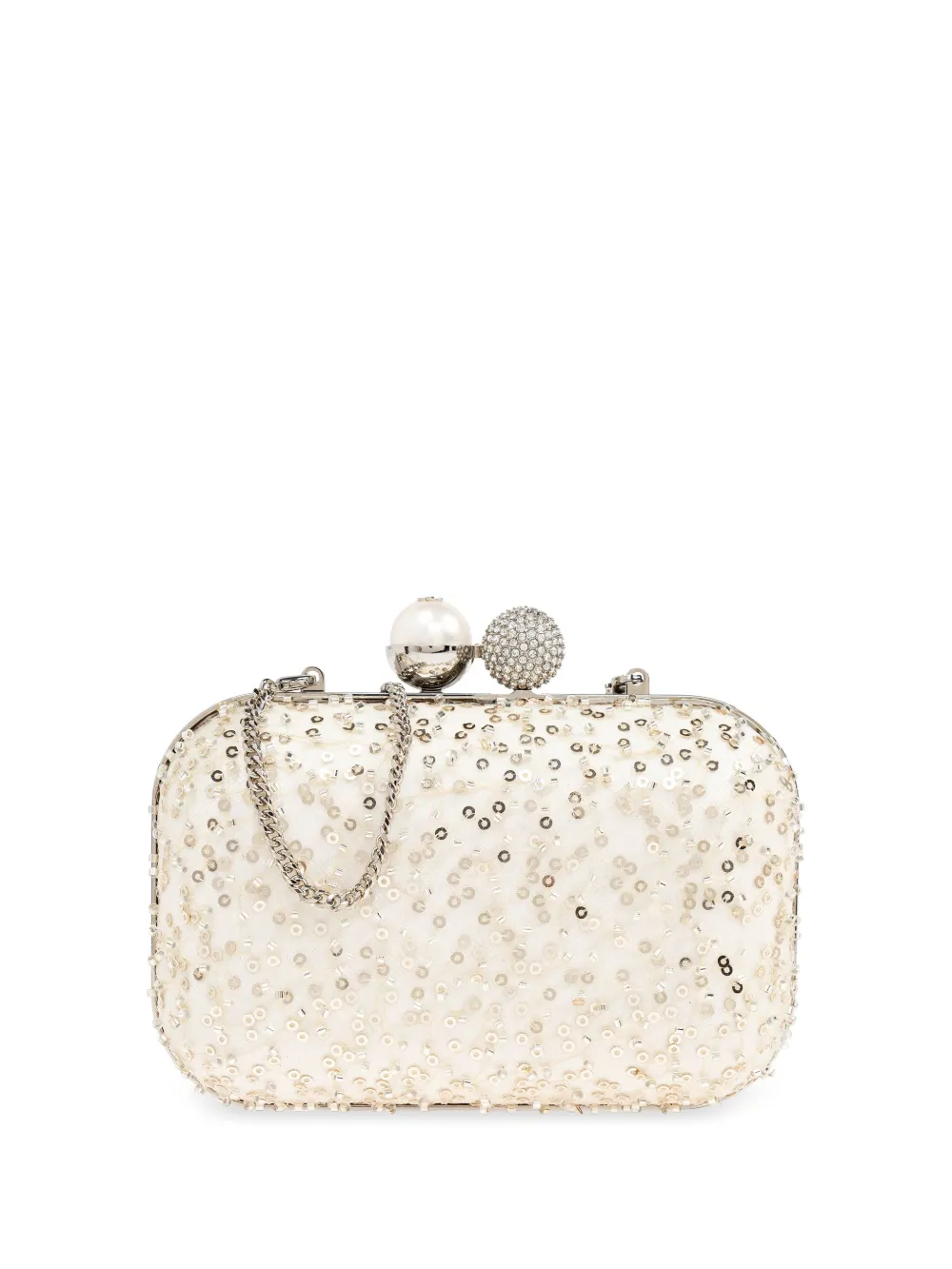 Jimmy Choo Cloud clutch Beige