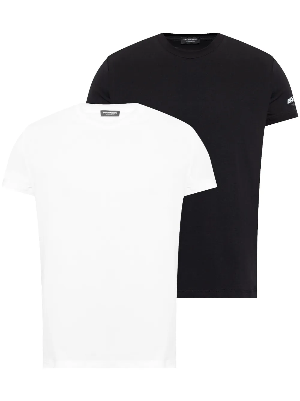DSQUARED2 Set T-shirt con logo (2 pz) - Nero