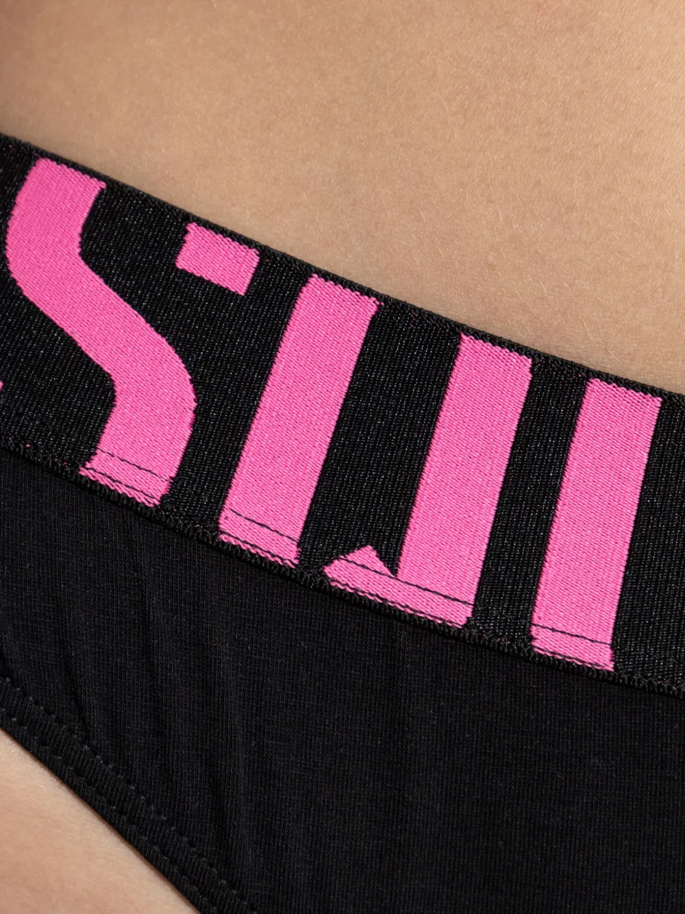 Dsquared2 Logo-waistband Briefs In Black