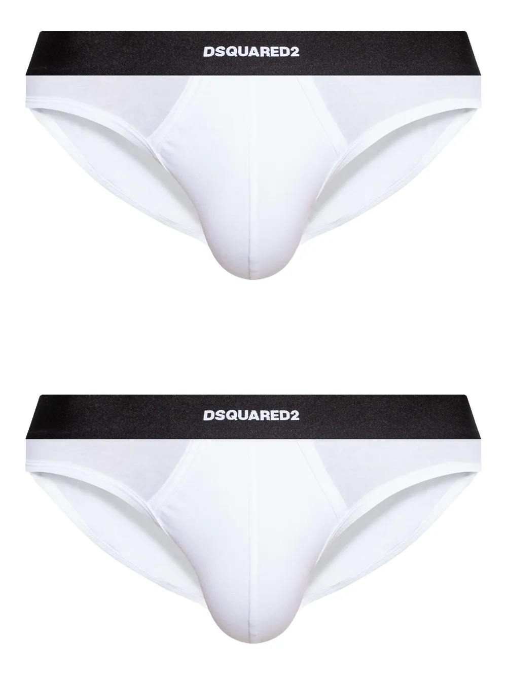 DSQUARED2 logo-waistband briefs (pack of two) | White | Image 1