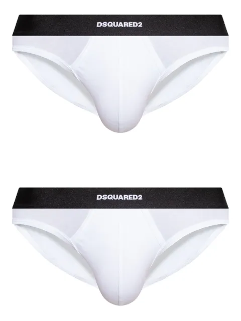 DSQUARED2 logo-waistband briefs (pack of two)