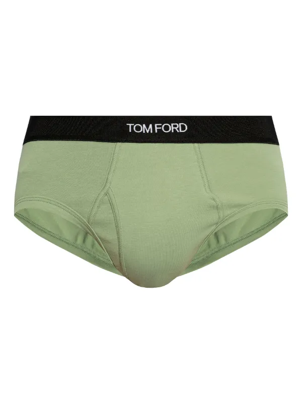 【関税込み】TOM FORD グリーン ジャカードロゴ ショーツ TOM FORD ロゴ ショーツ | グリーン | FARFETCH JP