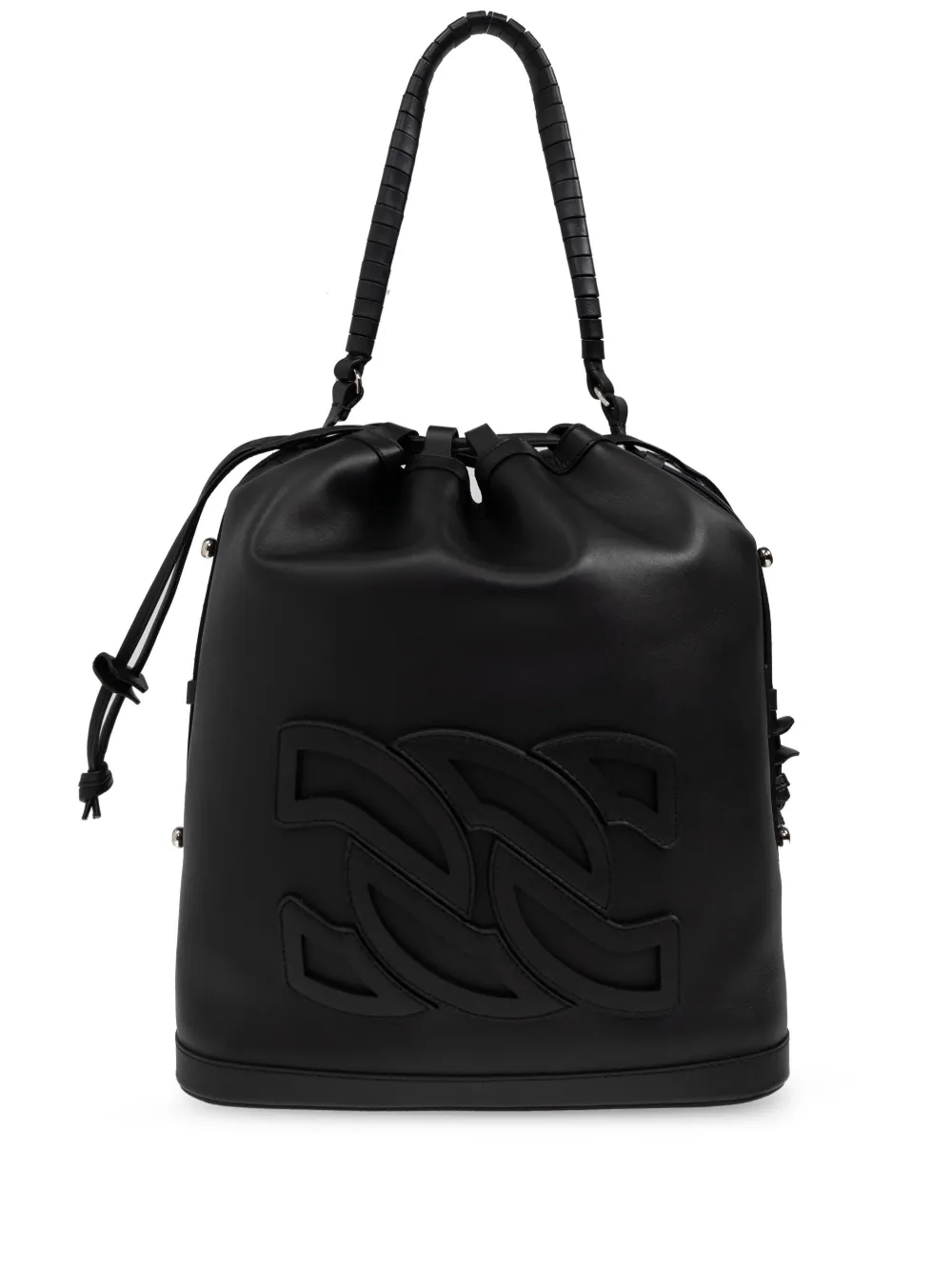 leather bucket bag