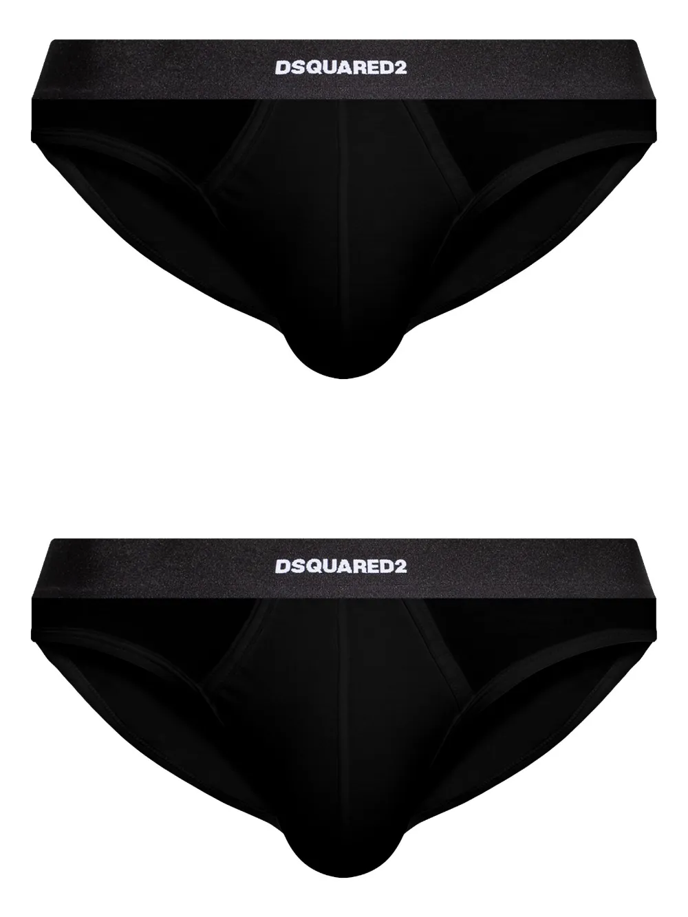 DSQUARED2 logo-jacquard briefs | Black | Image 1