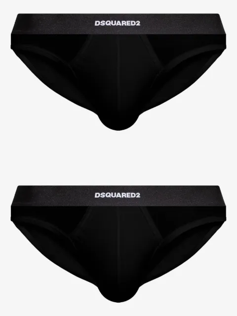 DSQUARED2 set de dos calzones con logo en jacquard