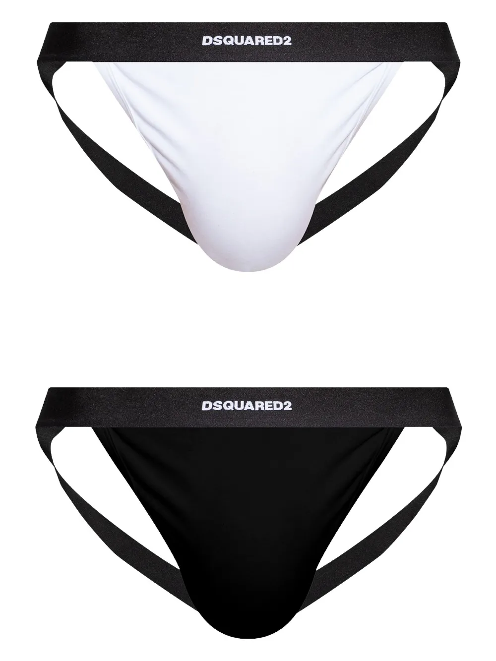 DSQUARED2 logo-detailed jockstraps (pack of two) | negro | Image 1