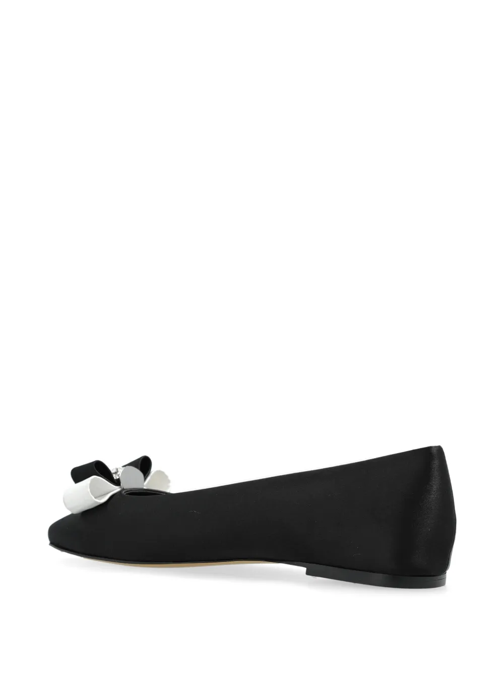 Casadei bow-detailing ballerina shoes Black