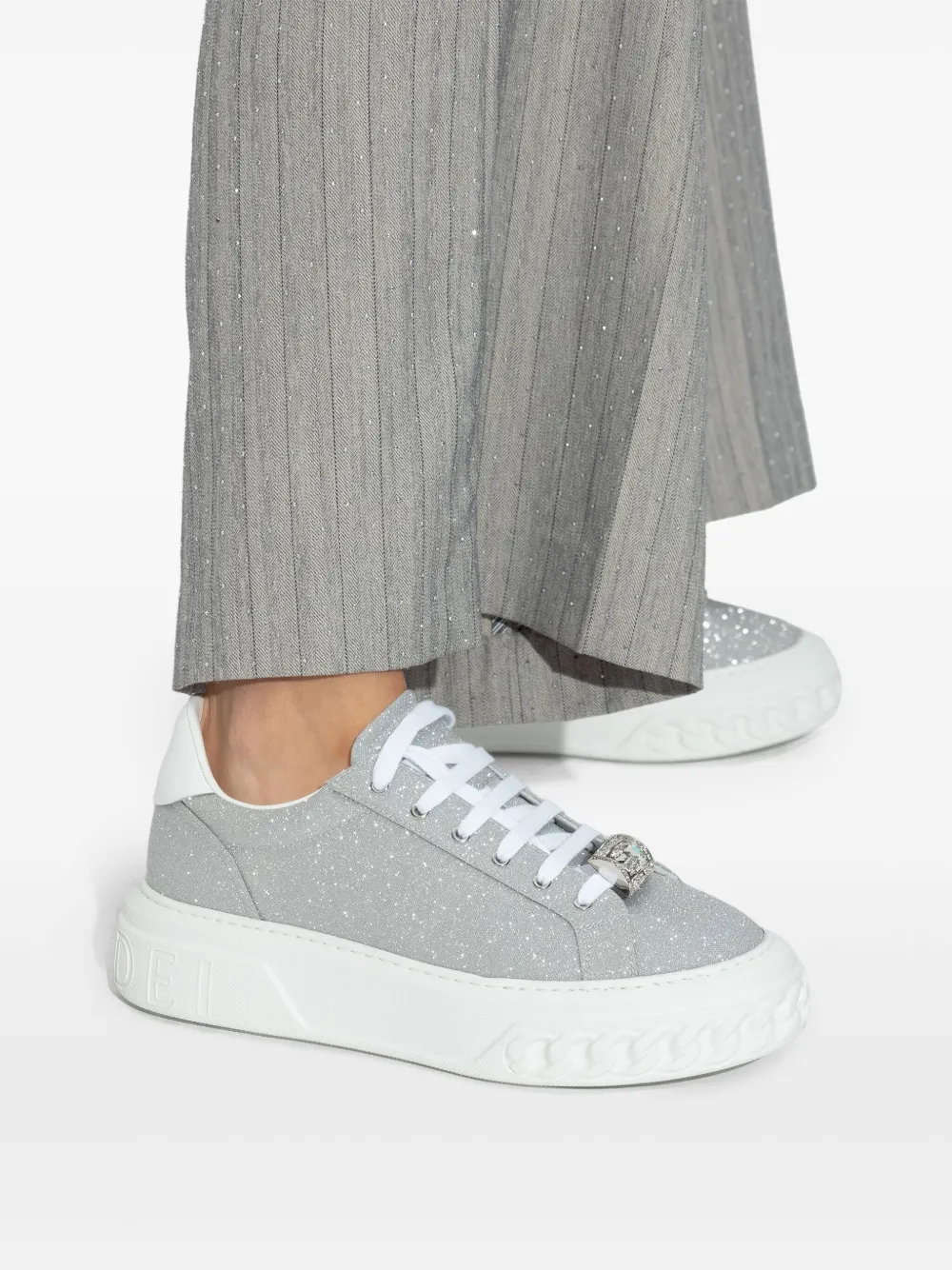 CASADEI 1L345J0801C2731C124 関税送料込 Amazon.com | Casadei Women's White Leather Fashion Sneakers