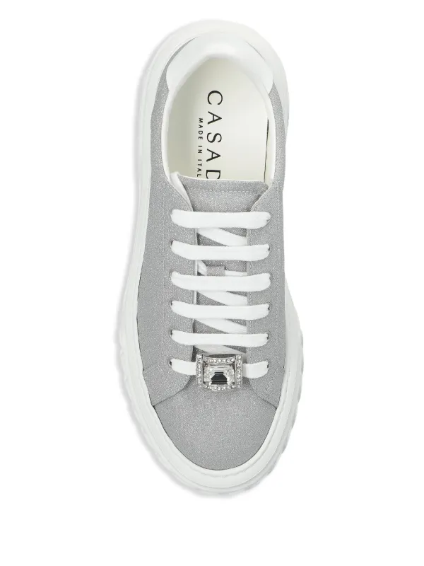 Alexander McQueen Oversized Sneaker (White/Silver) – CNCPTS