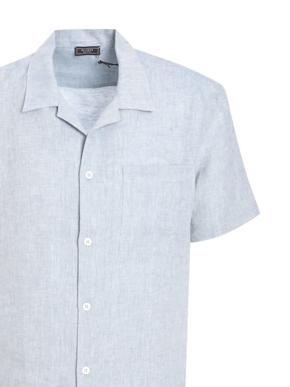 Peserico Linnen overhemd Blauw
