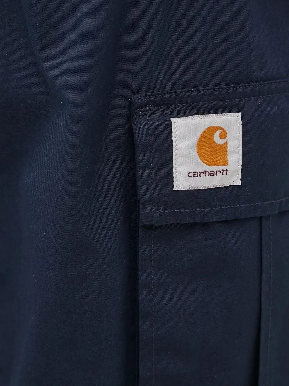 Carhartt WIP cargo-pockets wide-leg trousers Blauw