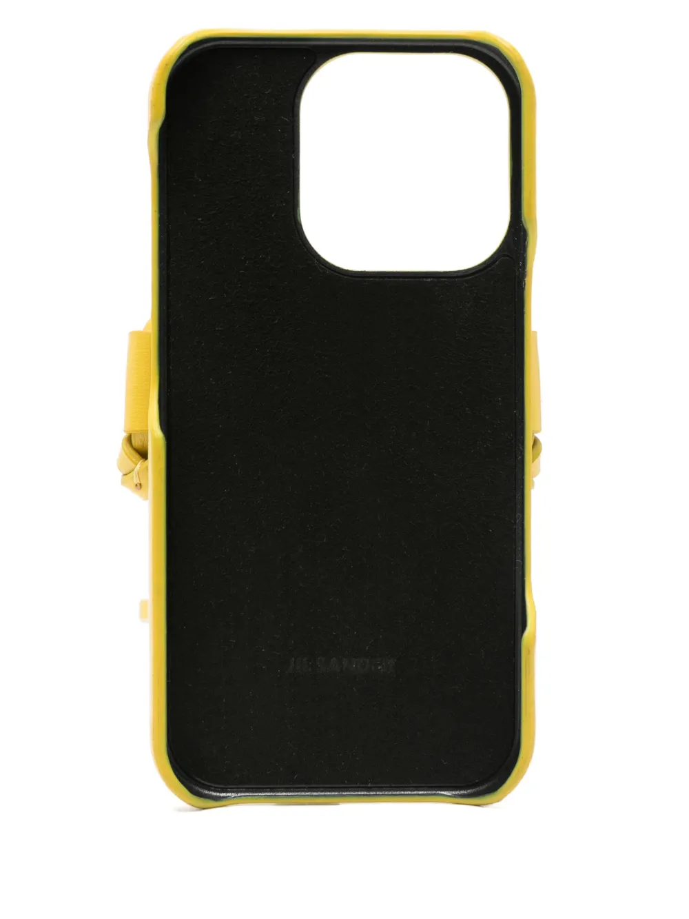 Jil Sander strap-detail iPhone 16 pro case - Geel