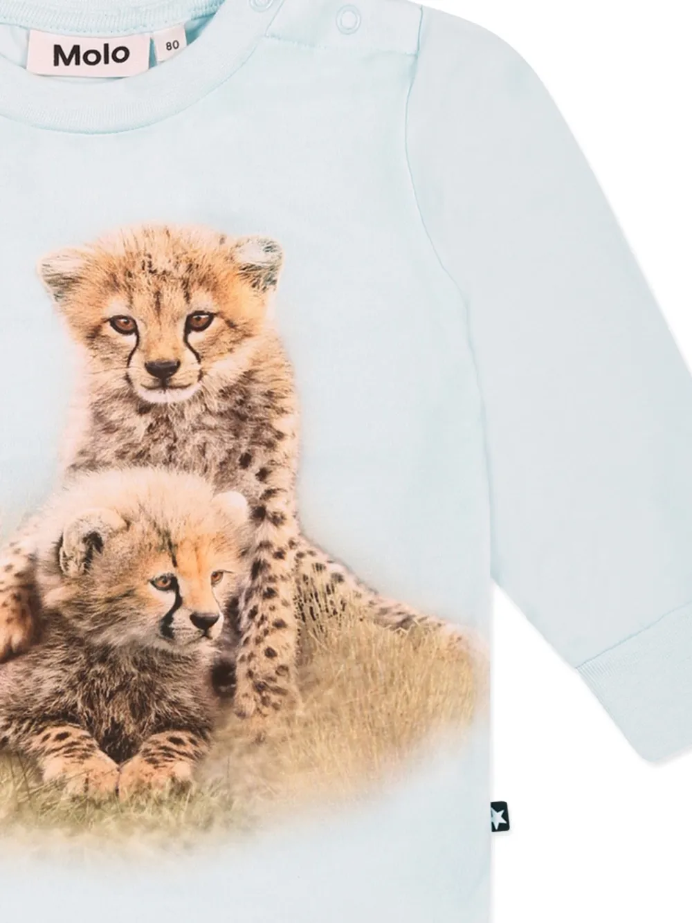 Molo T-shirt met grafische print Blauw
