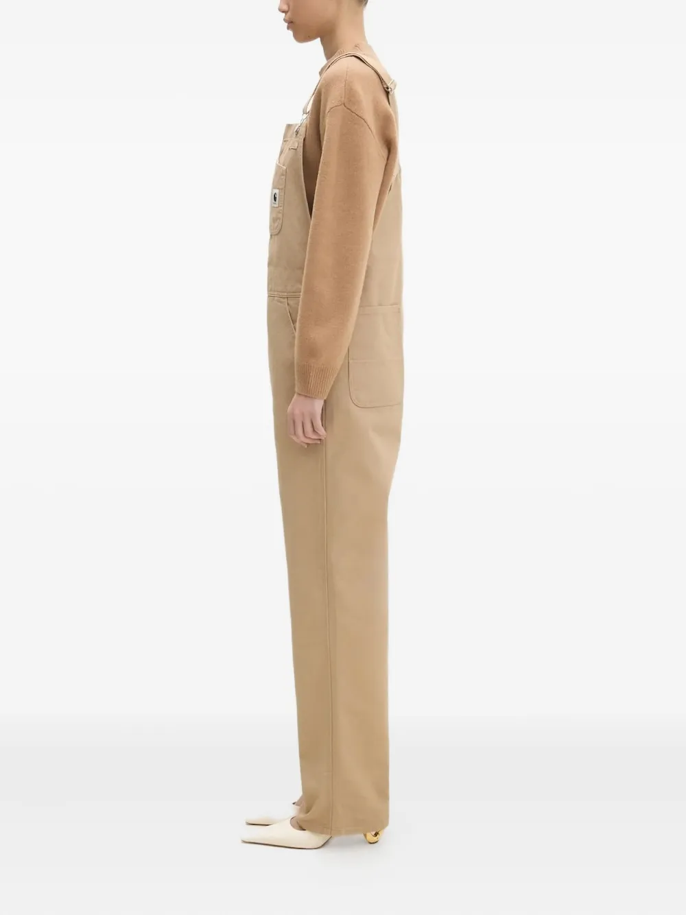 Carhartt WIP W' Bib overall van biologisch katoen Bruin