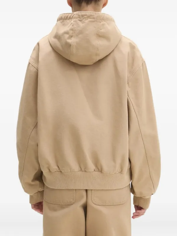 Carhartt ベージュ ジップアップジャケット Carhartt WIP W' OG Active Hooded zip-up Jacket | Neutrals | FARFETCH