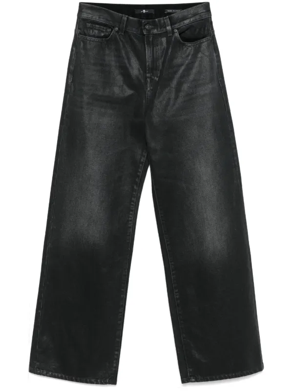 For All Mankind Scout Jeans Black FARFETCH ZA