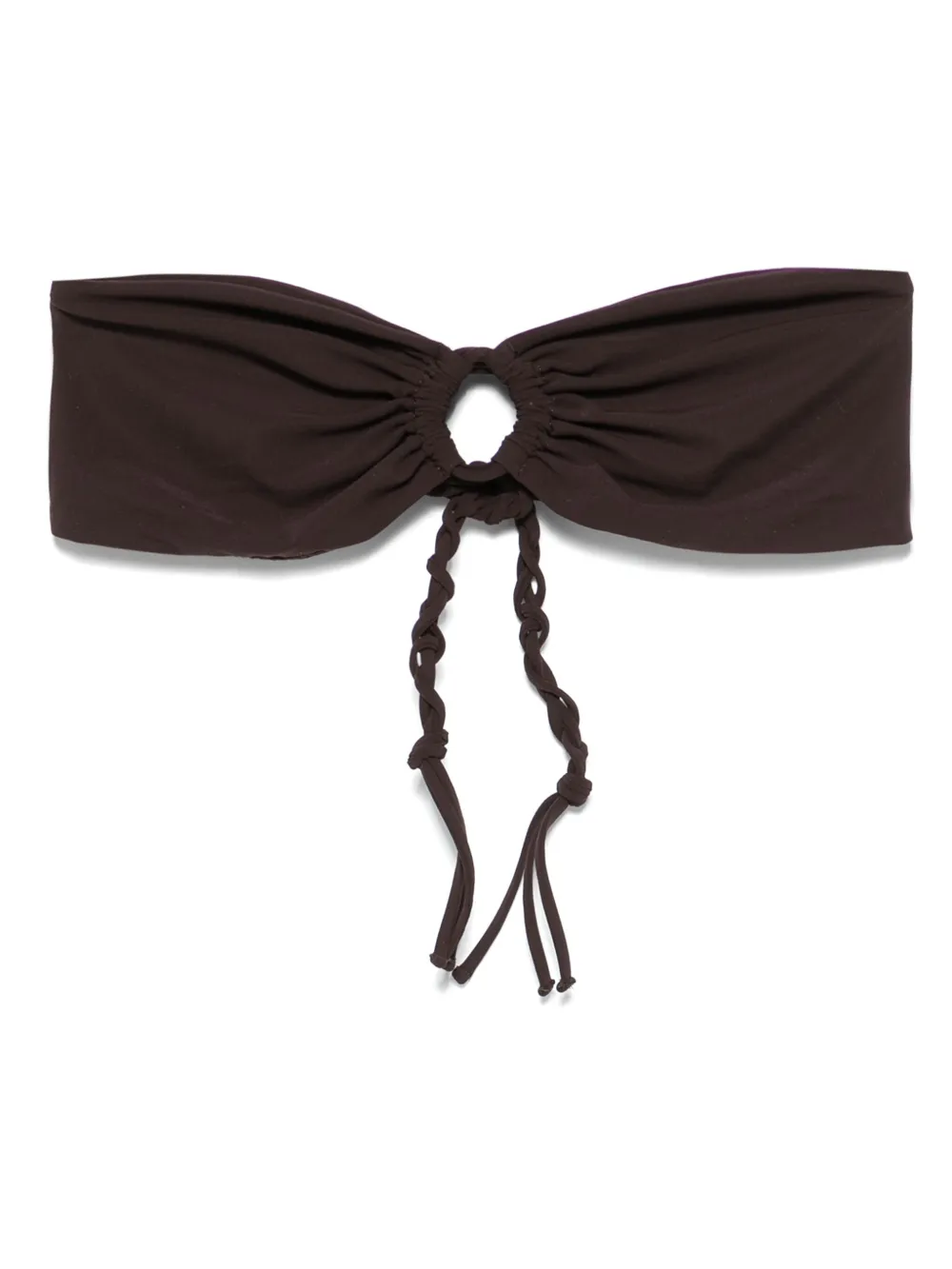 Jil Sander strapless bikini top | Brown | Image 1