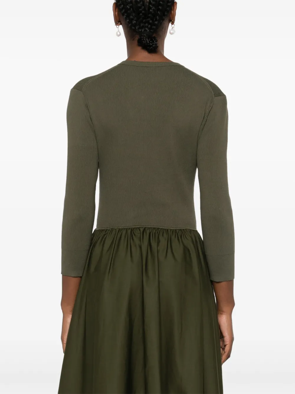 Polo Ralph Lauren Henley-Bodice maxi-dress Groen