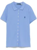 Polo Ralph Lauren piqué-weave shirt - Blue